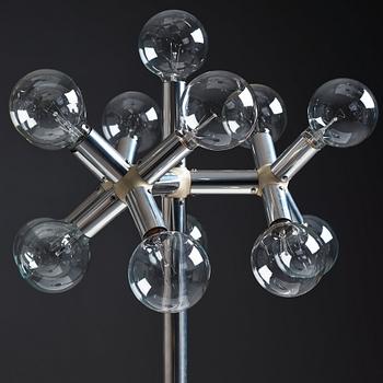 Robert & Trix Haussmann, a floor lamp for Swiss lamps international, 1970's.