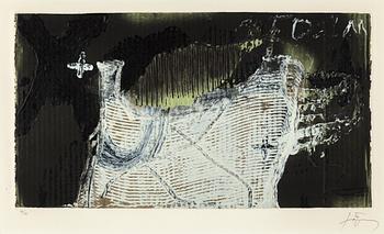 ANTONI TÀPIES, etching and karborundum, 1988, signed 33/99.