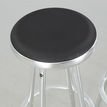 Four "T094/80" bar stools, by Indecasa, around year 2000.