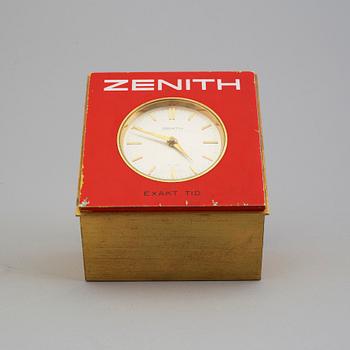 A 1970s ZENITH, "Exakt Tid", s.c, Exact Time", mantle clock.