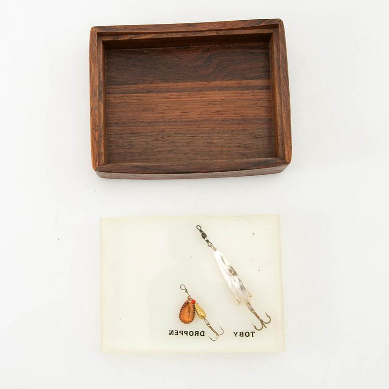 Various fishing lures, approx. 24 pcs, Abu, late 20th century.