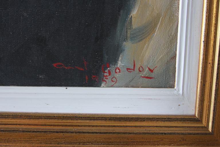 GODOY, ANTHONY. Olja på duk, sign o dat 1959.