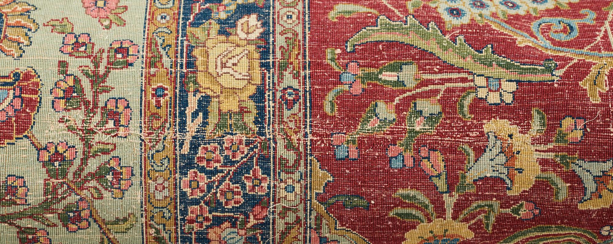 MATTO, a semi-antique Tabriz, ca 339 x 253,5 cm.