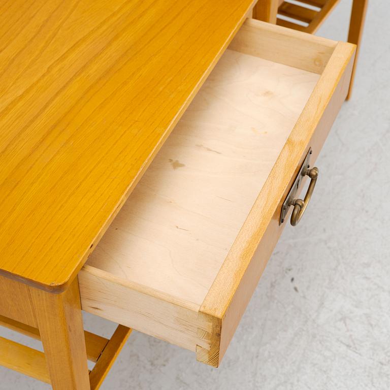 A pair of bedside tables, mid 20th Century.