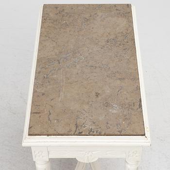 Two side tables, Gustavian style, 20th century.