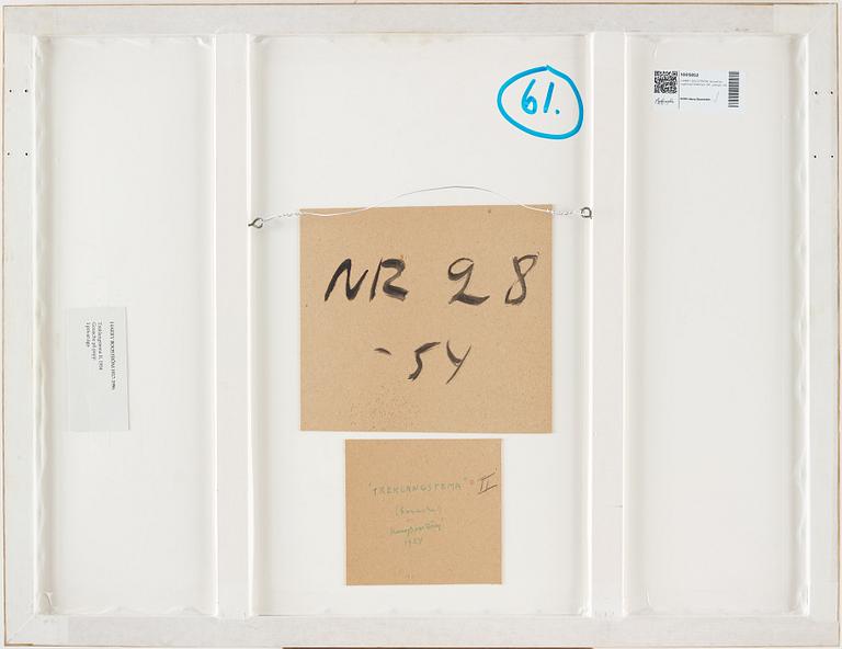 HARRY BOOSTRÖM, Gouache, signed. Dated -54 verso.