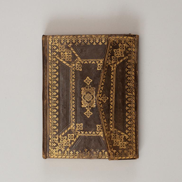 KORAN. Konstantinopel 1716. Höjd 15,5 x 11,5 cm.