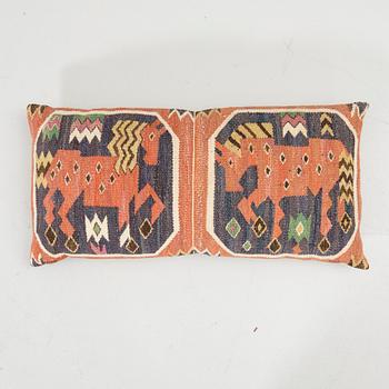 Märta Måås-Fjetterström, Cushion, “Red Horse”, approx. 35 x 75 cm, signed MMF.