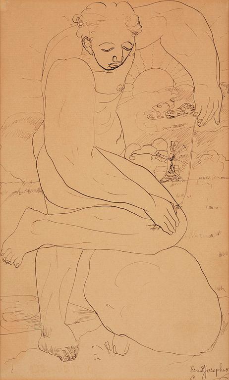 Ernst Josephson, "Papageno (The Bird Catcher)".