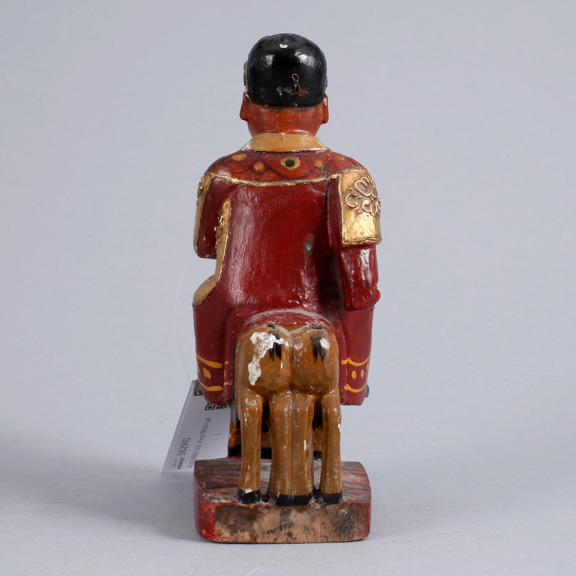 FIGURIN, trä, Kina 1800-tal.