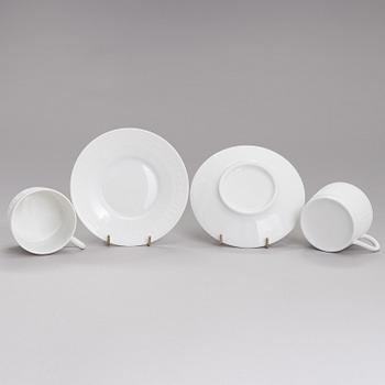 HERMÈS, A 53-piece 'Egee' porcelain tableware set, early 2000s.