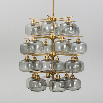 HOLGER JOHANSSON, a mid 20th century ceiling lamp by Westal, Bankeryd, Sweden.