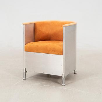 Mats Theselius, armchair, "Aluminium Chair" for Källemo, late 20th century.