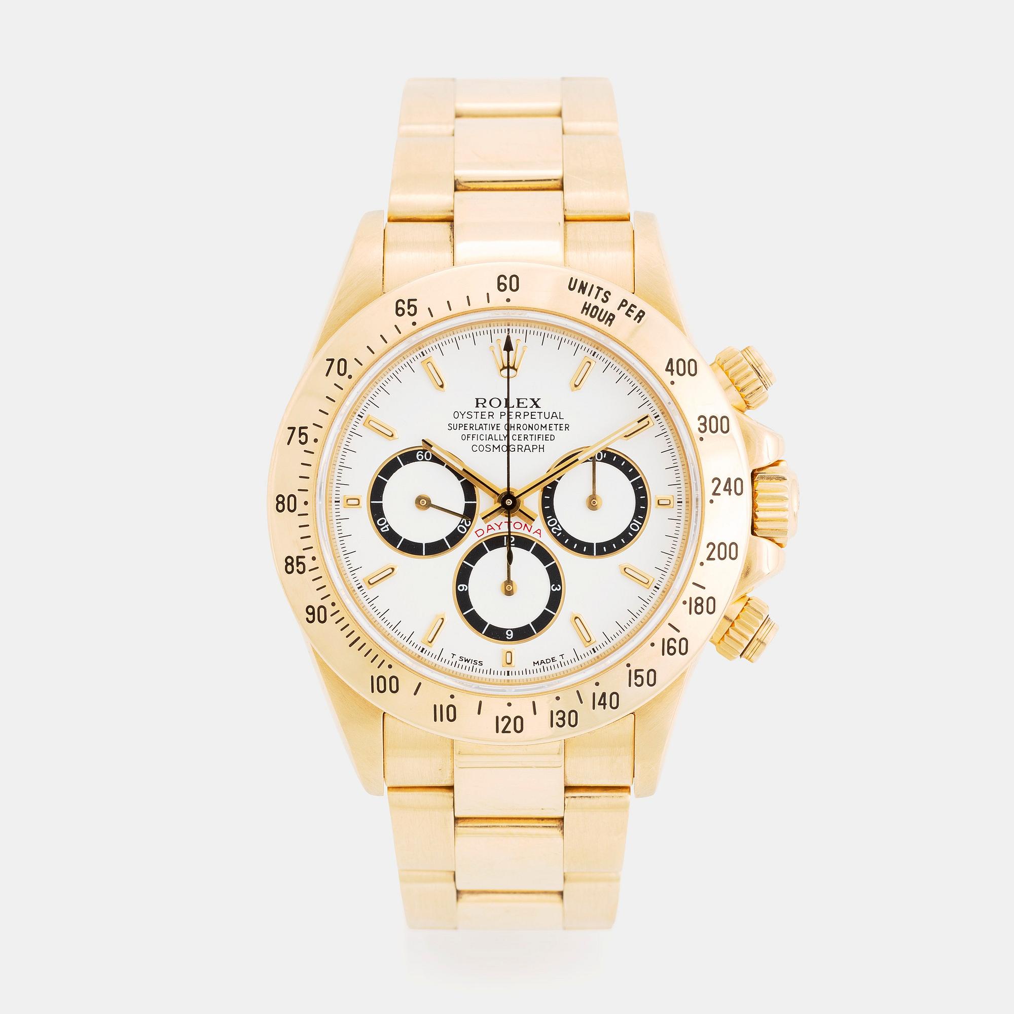 Rolex, Cosmograph, Daytona, kronograf, "Zenith", "Inverted 6", ca 1994.