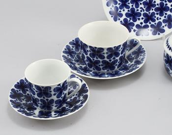 KAFFESERVIS, 28 delar, porslin, "Mon Amie", Marianne Westman, Rörstrand, 1900-tal.