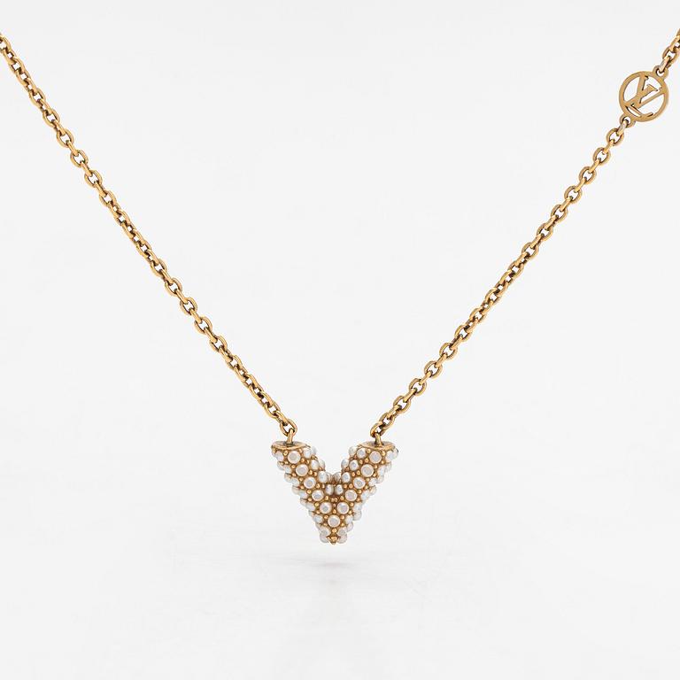 Louis Vuitton, "Essential V Perle" halsband.