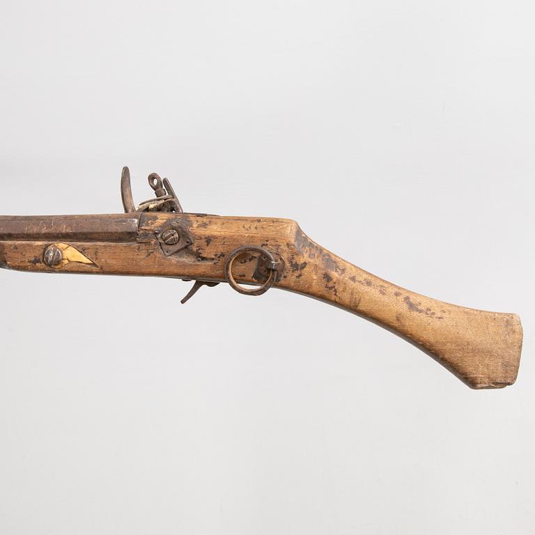 Kabylgevär, flintlås, Nordafrika 1700- / 1800-tal.