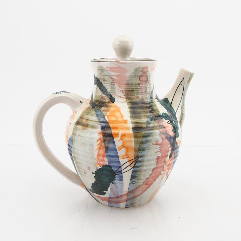Eva Bengtsson,  a glazed signed teapot.