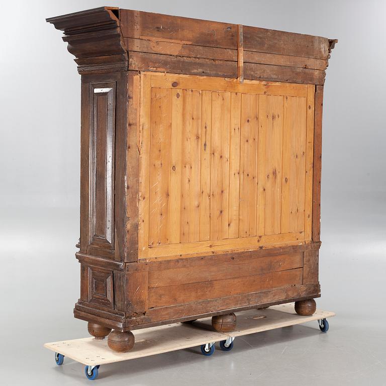 An 18th century baroque cabinet.