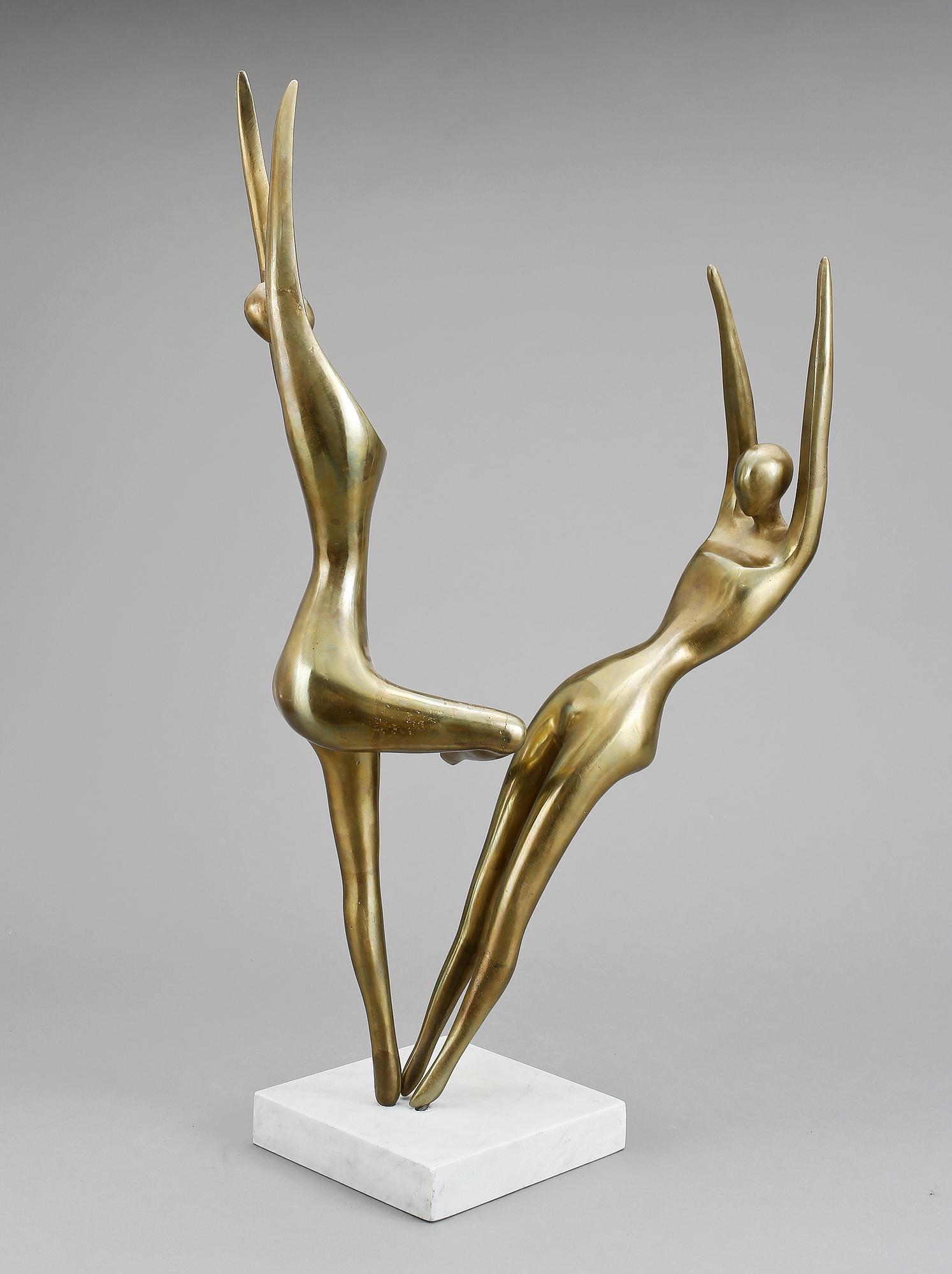 JAN NALIWAJKO, skulptur, brons, signerad och daterad 1984.