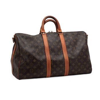 762. LOUIS VUITTON, a Monogram canvas "Keepall 45" bag.