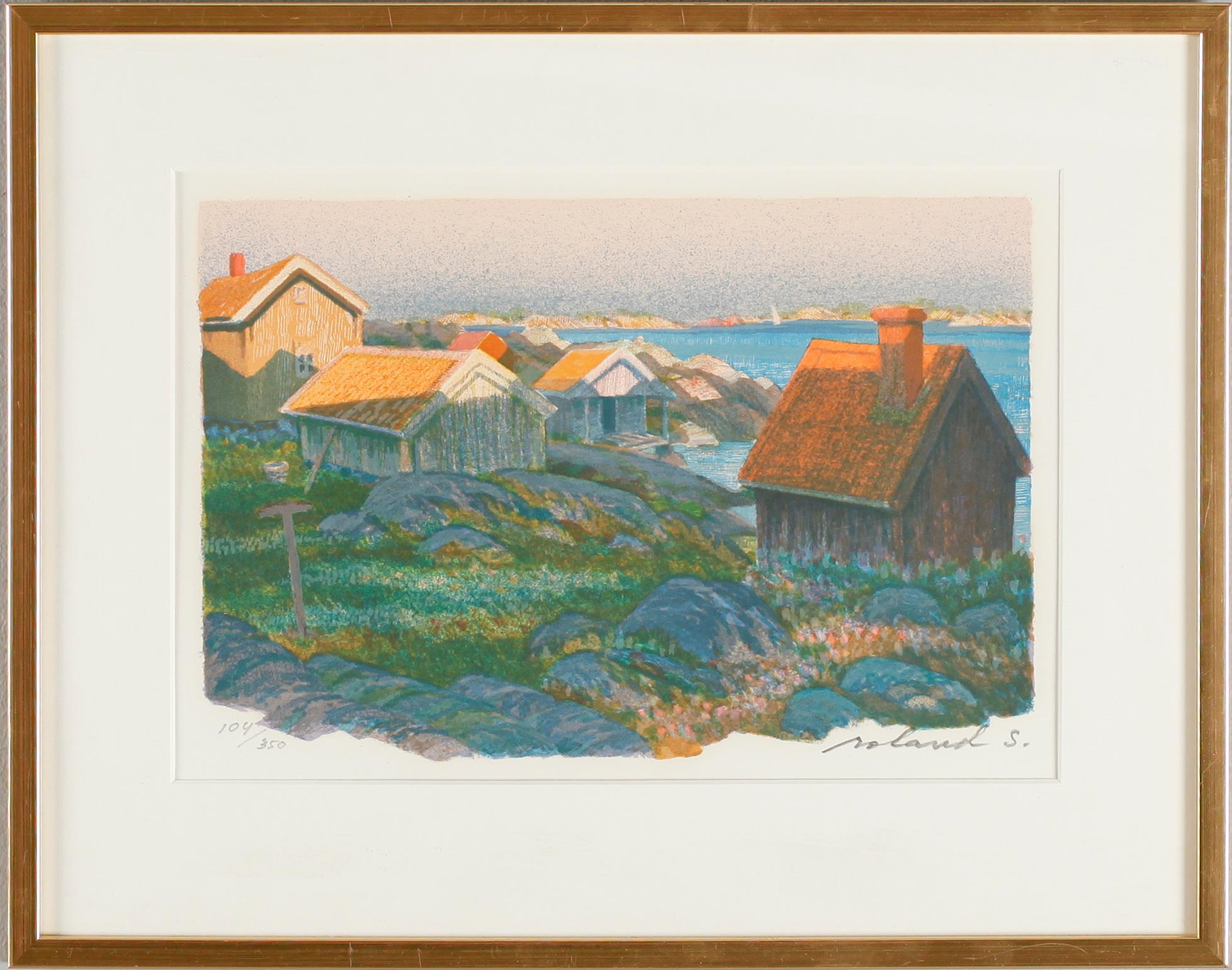 ROLAND SVENSSON, färglitografi, signerad och numrerad 104/350.