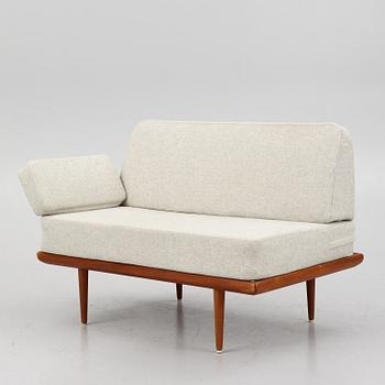 Peter Hvidt & Orla Mølgaard Nielsen, two 'Minerva' sofas and a coffee table, France & Son, Denmark, 1960's.