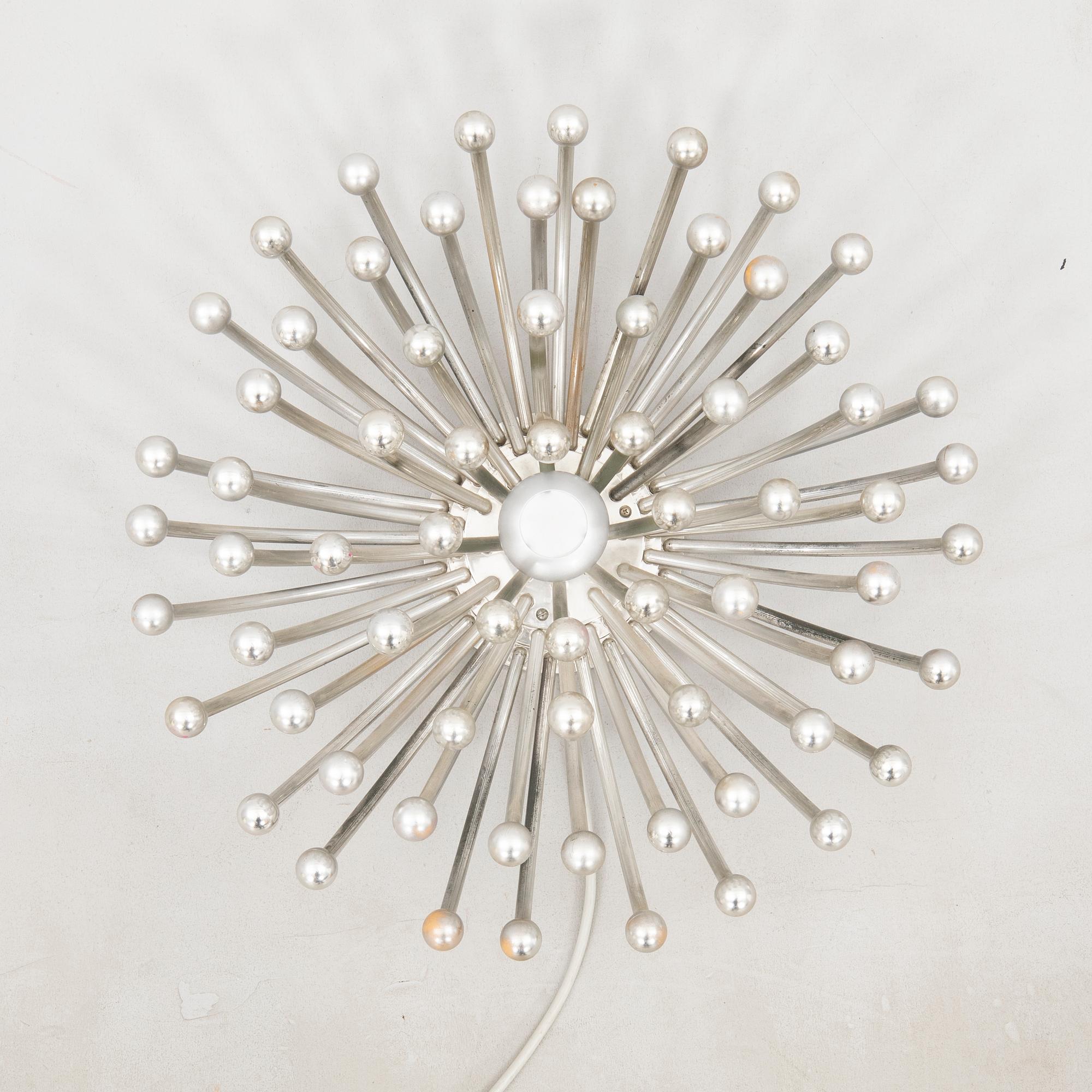 Taklampa/vägglampa, "Pistillo", Valenti, Italien, 1900-talets andra hälft.