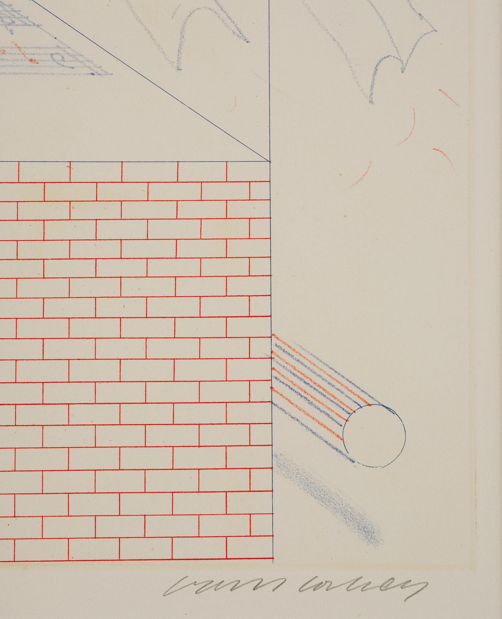 David Hockney, “The Buzzing of the Blue Guitar”, from: The Blue Guitar.