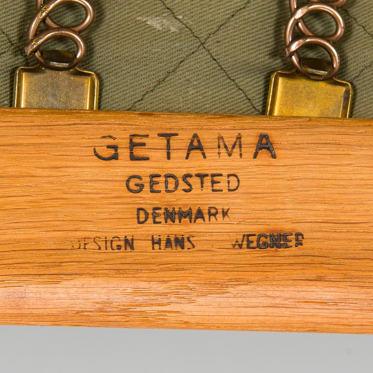 Hans J. Wegner, a 'GE 290' sofa for Getama, Gested, Denmark.