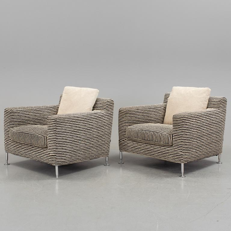A PAIR OF ANTONIO CITTERIO "HARRY" ARMCHAIRS FOR B&B ITALIA, ITALY. Model designed in 1995.