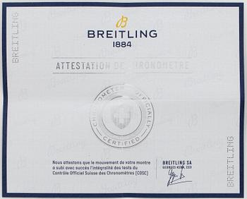 BREITLING, Navitimer 1 B01, armbandsur, kronograf, 43 mm.