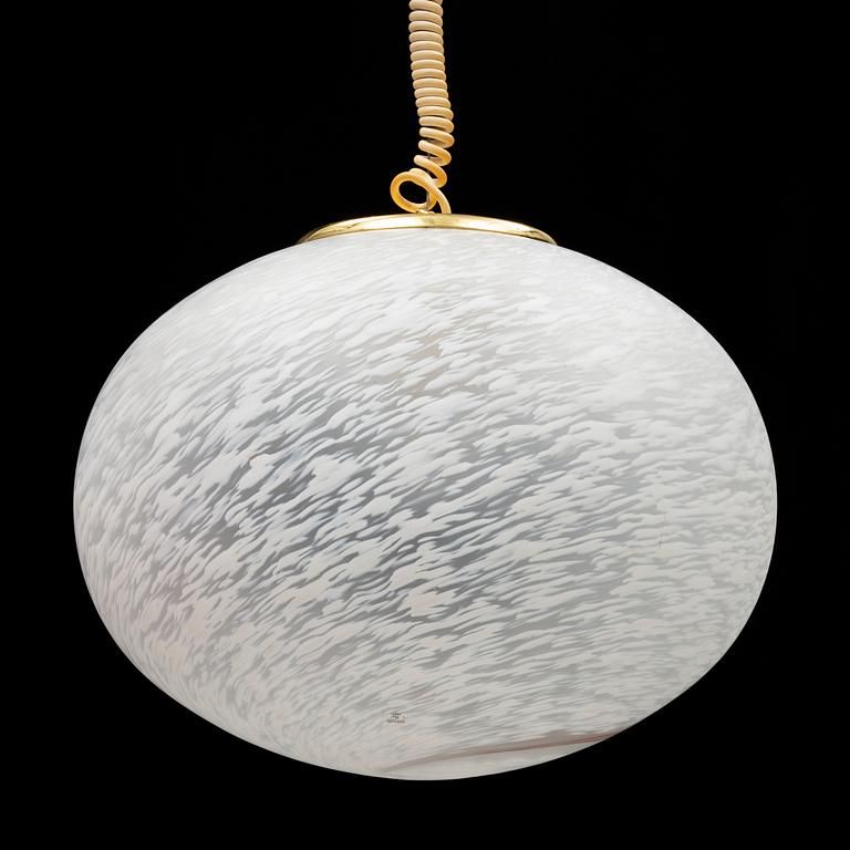 A glass ceiling light, Vetri Murano, Italy, late 20th Century.