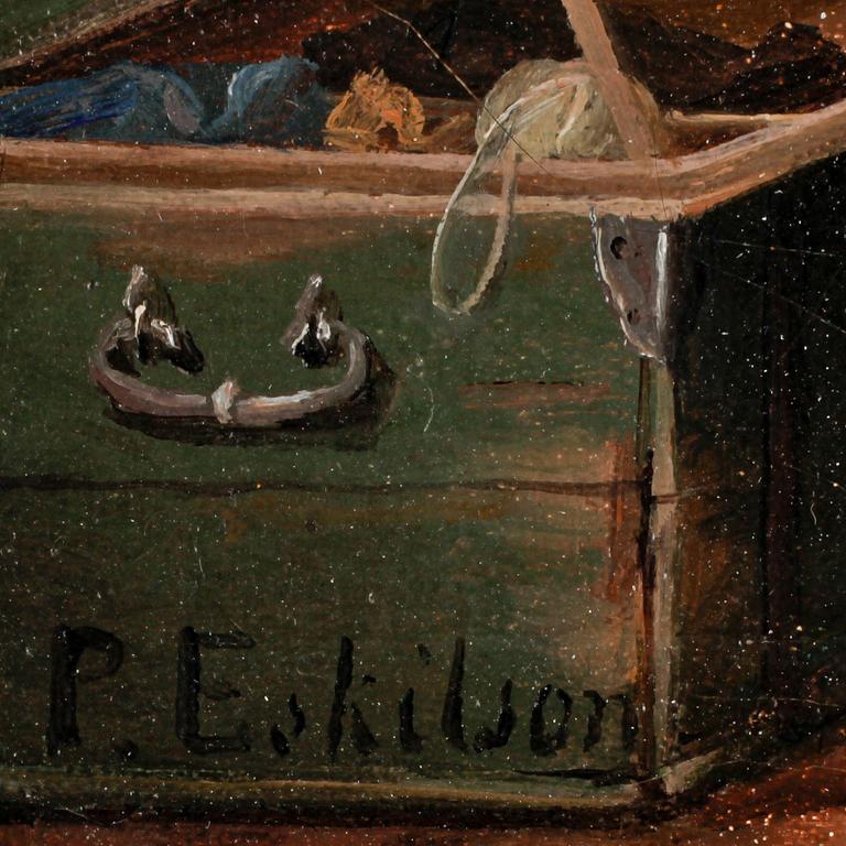 PER ESKILSON, olja på duk, sign.