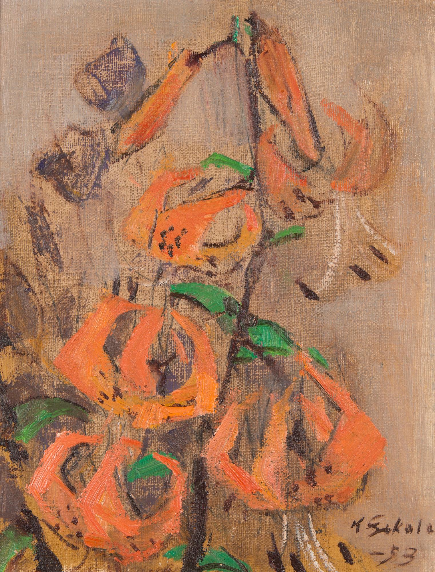 Kalle Eskola, Kukka-aihe.