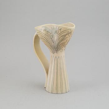 Birger Kaipiainen, a stoneware ewer, Arabia, Finland 1930's.