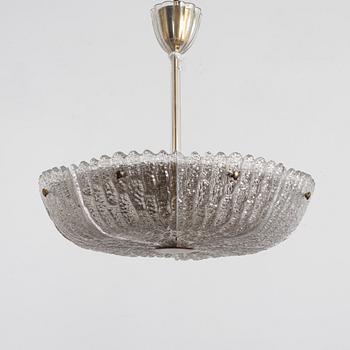 Carl Fagerlund, taklampa, Orrefors, sent 1900-tal.