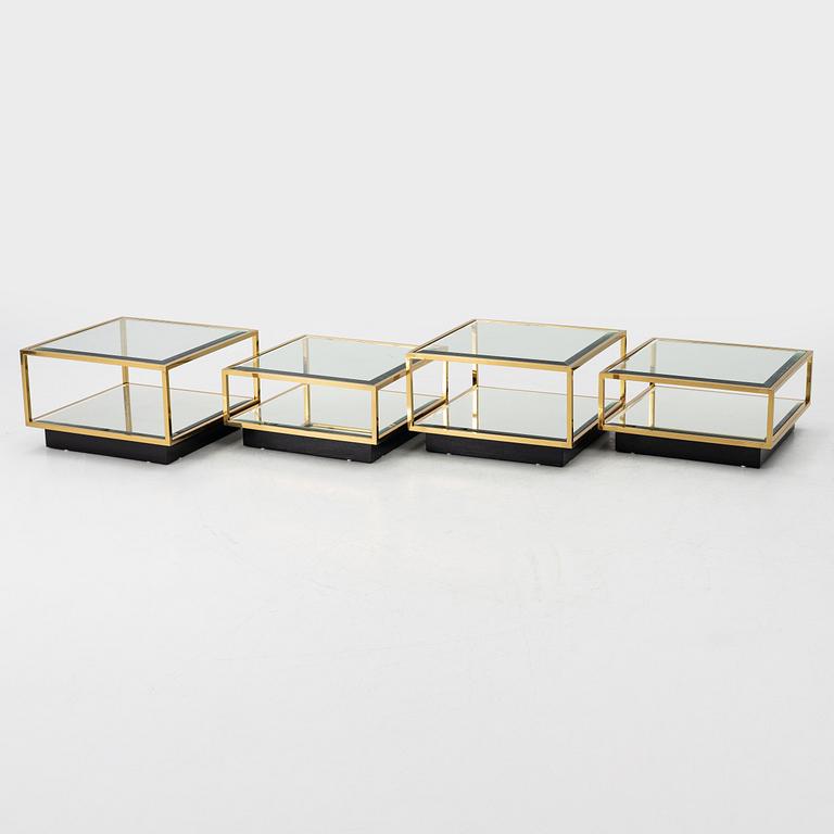A four-piece 'Tortona' coffee table, Eichholtz, contemporary.