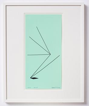 Olle Baertling, silkscreen in colours, 1961-68, signed 3/300.