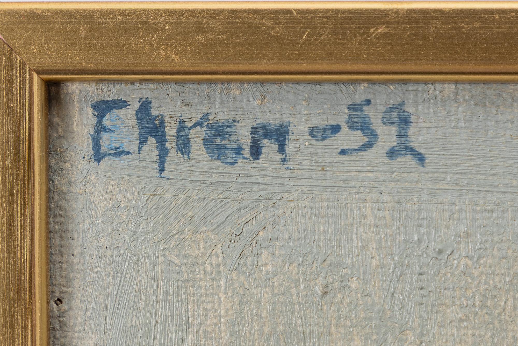 Svenolov Ehrén, Coastal landscape with fishing hut.