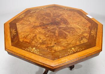 SALONGSBORD, nyrenässans, 1800-talets slut.