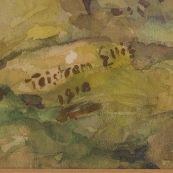 TRISTRAM JAMES ELLIS, signed 1910.