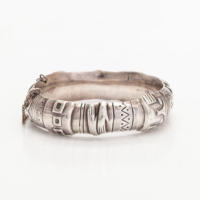 Silver bangle, Tillander, Helsinki 1960.