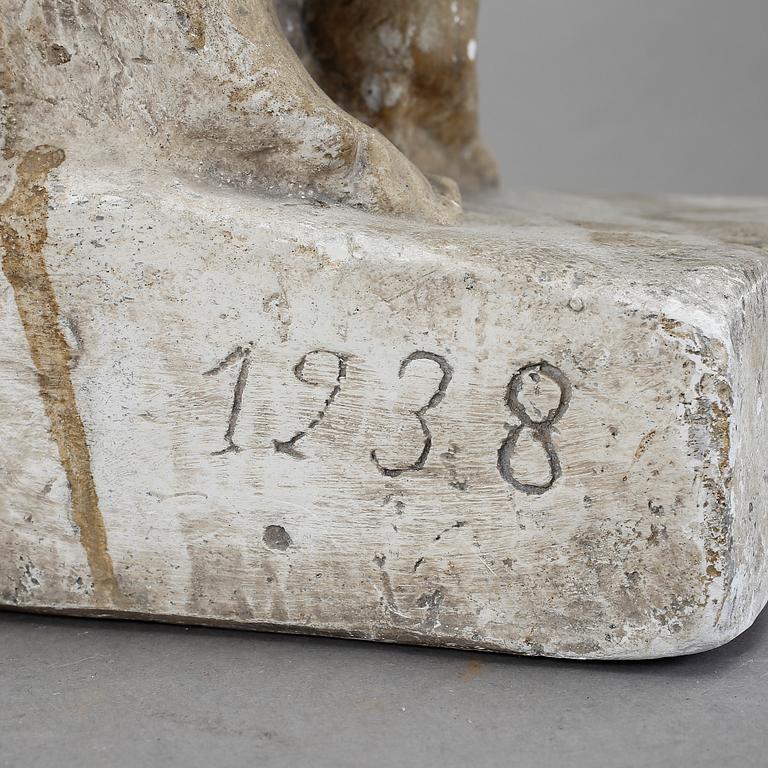 SKULPTUR, gips, 1900-tal.