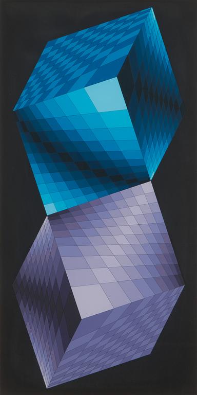 Victor Vasarely, "Meta I".