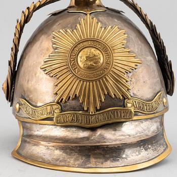 A Hanover 1846 pattern  Kurassier helmet.