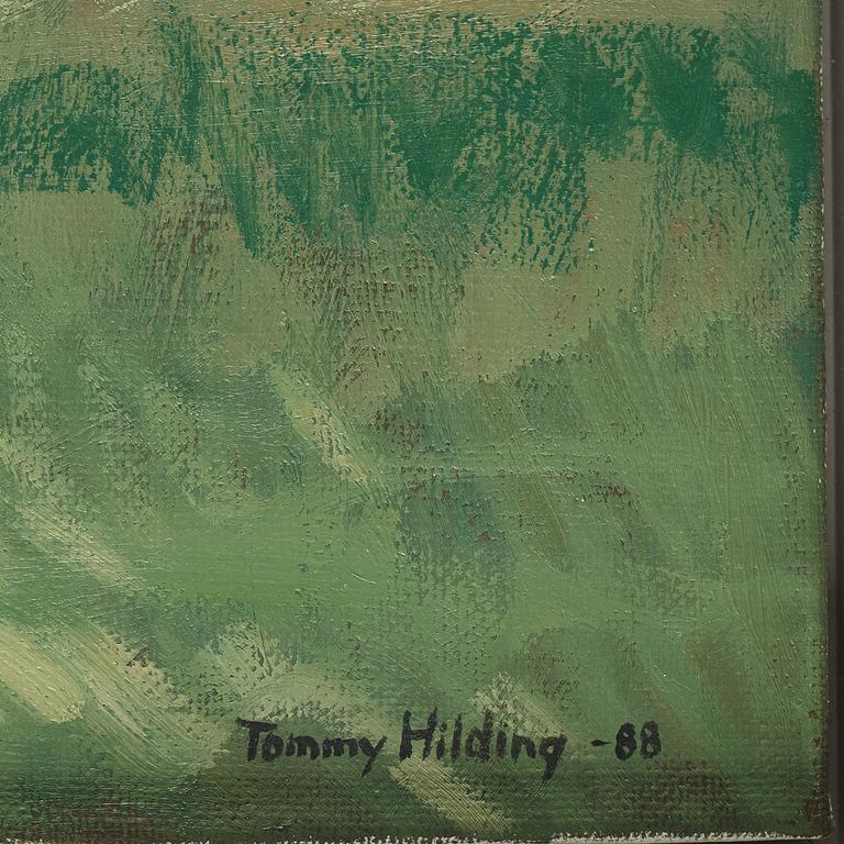 TOMMY HILDING, oil on canvas, signed and dated -88.