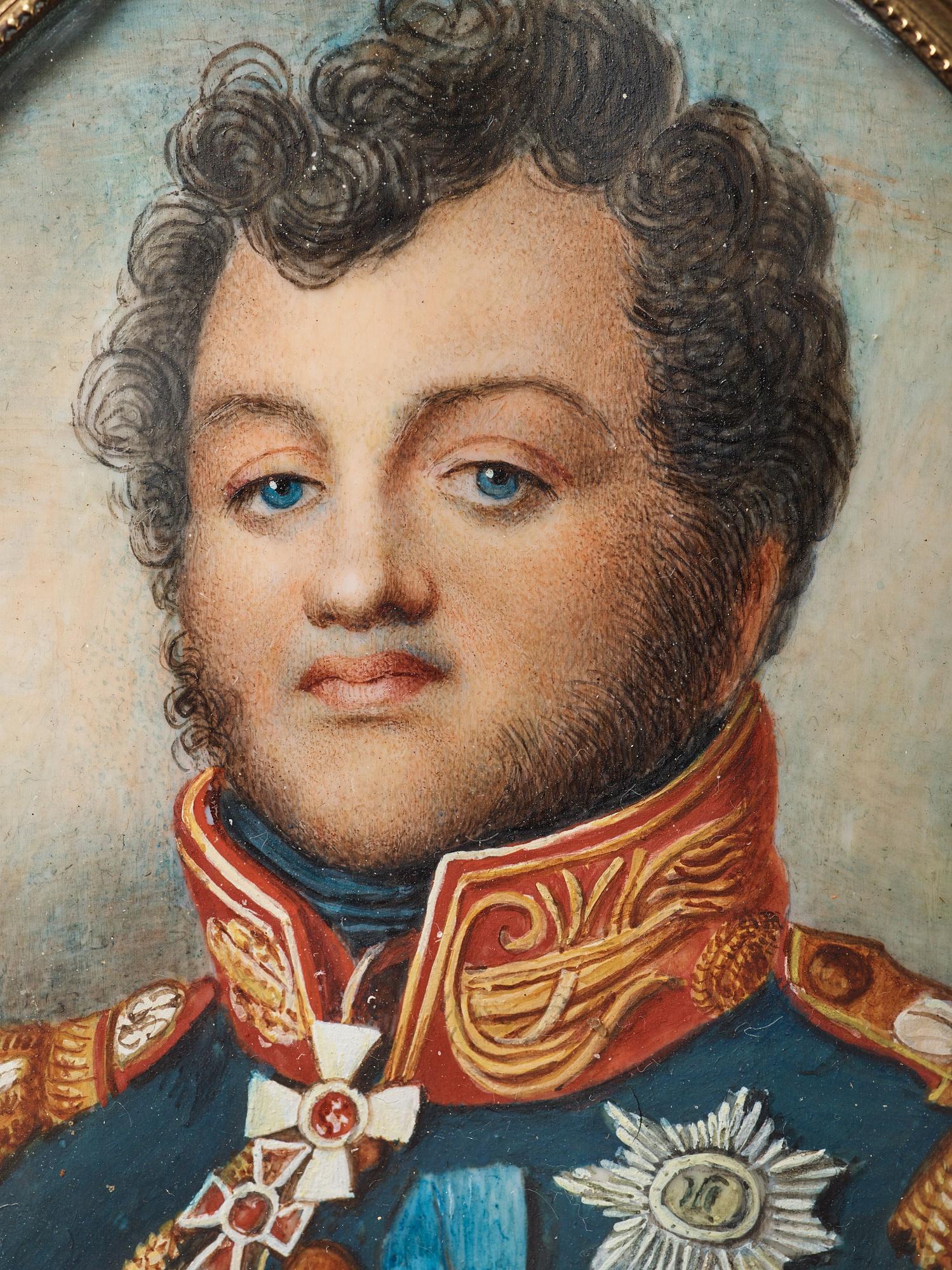 Jean-Baptiste Isabey Attributed to, "General Aide de Camp, Prince Repnin Volkonsky".