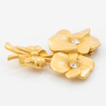 Givenchy, necklace, earrings and brooch.