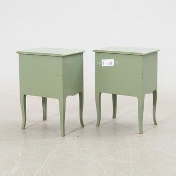 Axel Einar Hjorth, Bed and bedside tables, a pair "Ängby" Nordiska Kompaniet (NK) 1931/32.